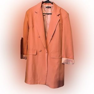 Boohoo Blush Blazer Dress- Never Worn